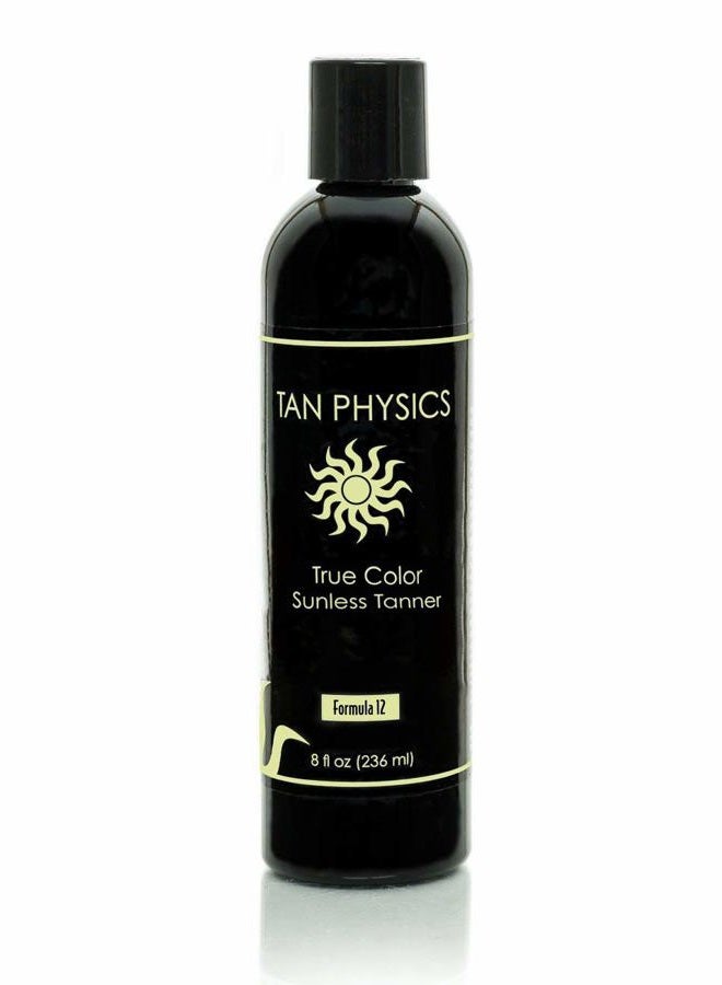 Tan Physics True Color Tanner 8 oz w/Tanning Mitt and Back Applicator by Sans-Sun - Image 4